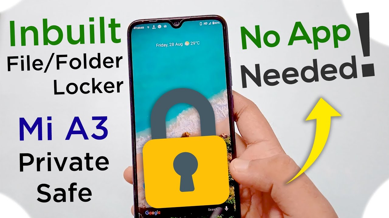 Mi A3 New Trick Private Safe No New App Required YouTube Mi A3 New Trick Private Safe No New App Required YouTube