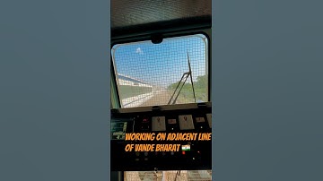 Dynamic tamping express working on adjacent line of Vande Bharat  | #indianrailways