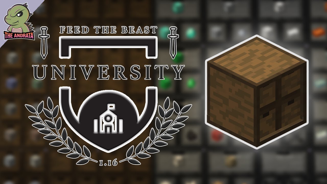 FTB University EP12 | Storage Drawers & Auto Ores! | Minecraft 1.16 ...