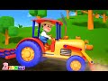 Ruote del trattore | Musica per bambini | Video animati | Farmees Italiano | Filastrocche