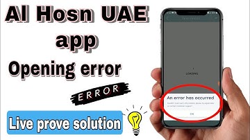 How To Solve Al hosn UAE app error 2021 | Al Hosn UAE app Opening error