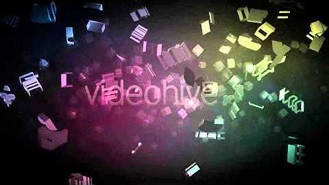 Powerful Logo Intro with 3D Particles Implosion After Effects Template VideoHive