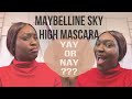 Maybelline Sky High Mascara Tiktok Video || MAYBELLINE SKY HIGH MASCARA REVIEW|| SHOCKING RESULTS