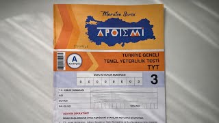 Apotemi Tyt 3 Yorumum, Sınav Zor Muydu?