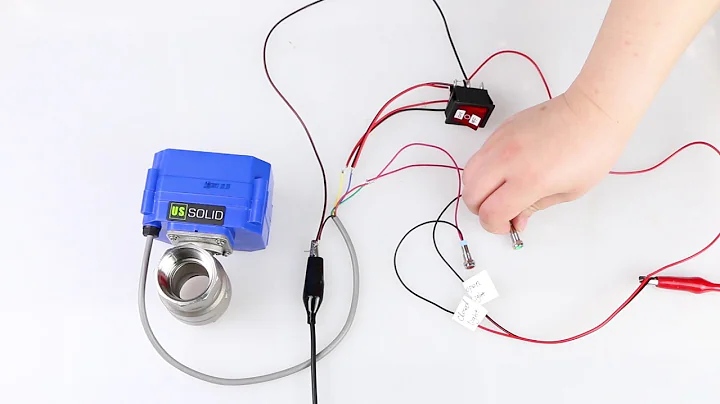 U.S. Solid Motorized Ball Valve-5 Wire setup Can be Used with Indicator Lights