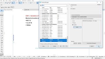 ARCHICAD 22 Beam moment Analysis with expressions
