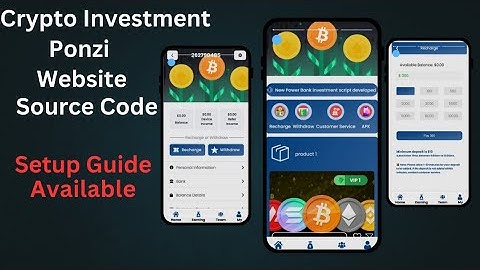 Crypto Investment website Source Code With Admin Panel