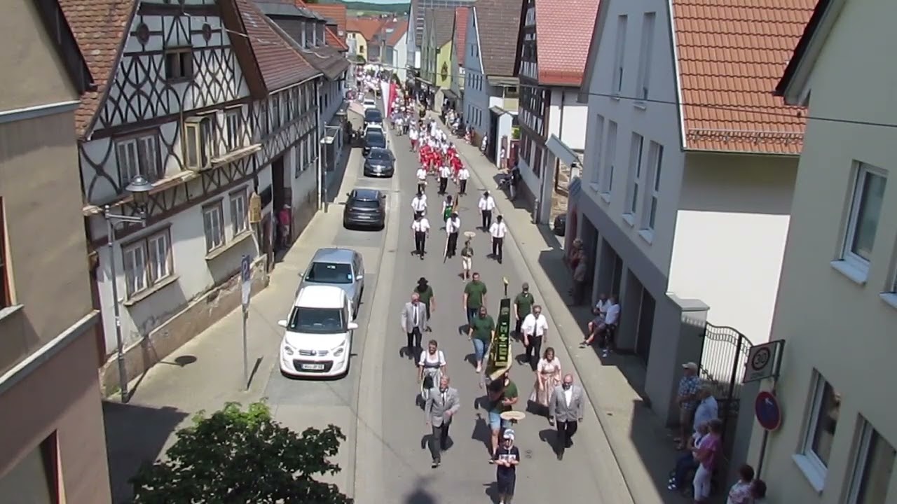Festzug 60 Jahre Schützengesellschaft 1963 e V  Zellingen