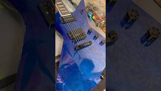 Temporary Parts Swap on Budget Explorer Build #guitar #luthier #rocknroll  #seymourduncan