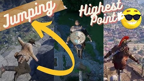 Jumping From The Highest Point in 10 Different Games