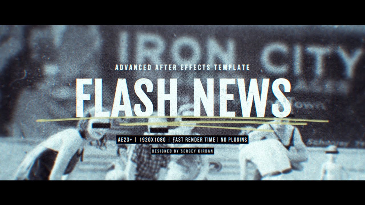 Flash News (After Effects Template)
