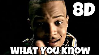 T.I.- What You Know 8D Audio 🎧 (USE HEADPHONES!!) #ti #whatyouknow #8d #8daudio #8dmusic