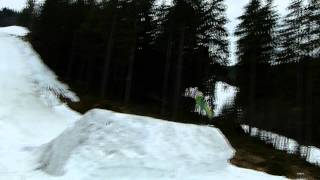 backside 360 melon on snowboard