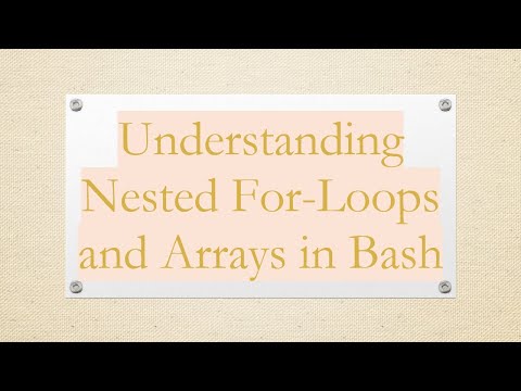 Understanding Nested For-Loops