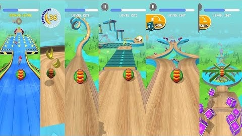Going Balls Gameplay | Bonus Level 1268,1272 | | Level 1267,1269,1270,1271 | | Banana 🍌 Frenzy |