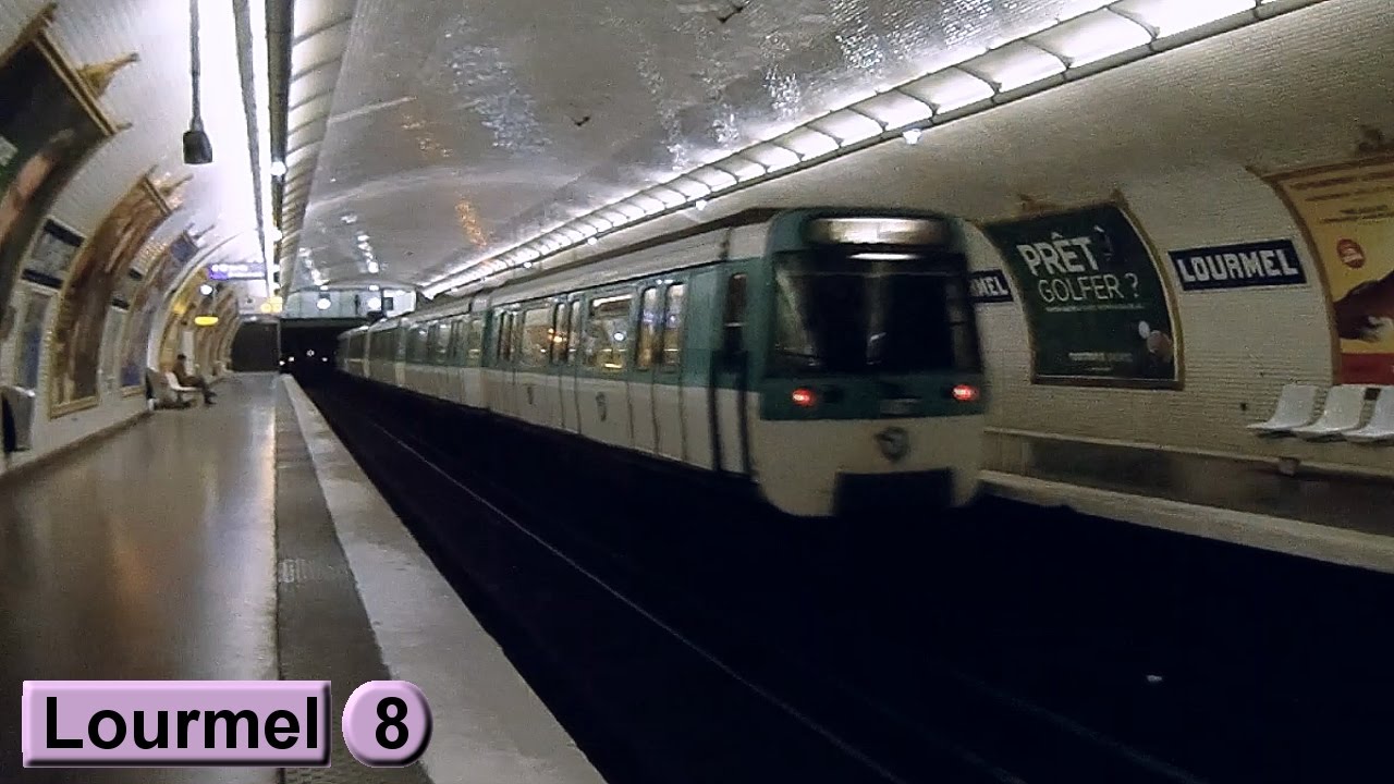Парижский метрополитен : Лурмель | линия 8 ( RATP MF77 )