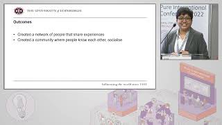 The University of Edinburgh Research Output Network – Building a community of practice | #PRCN2022