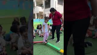 Balance Beam || Hello Kids Preschool Island || Jamnagar #amusmentpark #goviral #hellokids #jamnagar