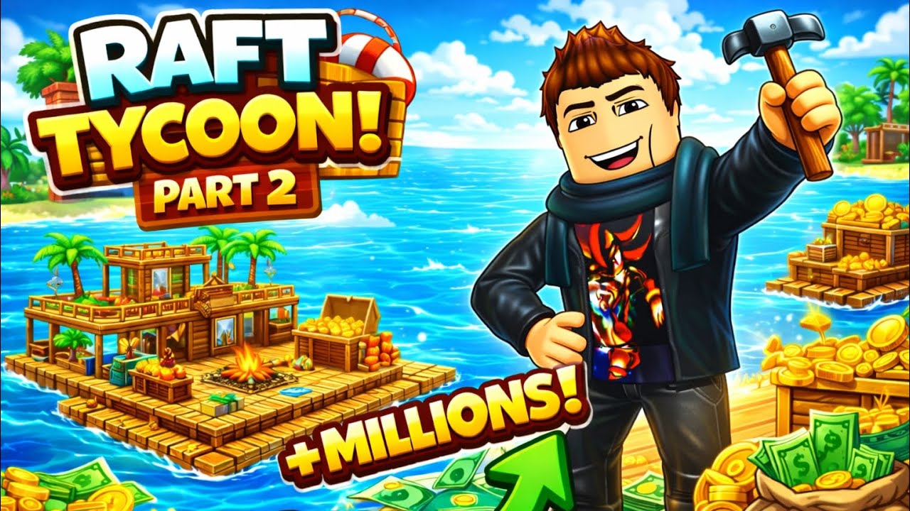 Raft Tycoon Part 2 🎄 | Christmas Update Made Me RICH 😱💰
