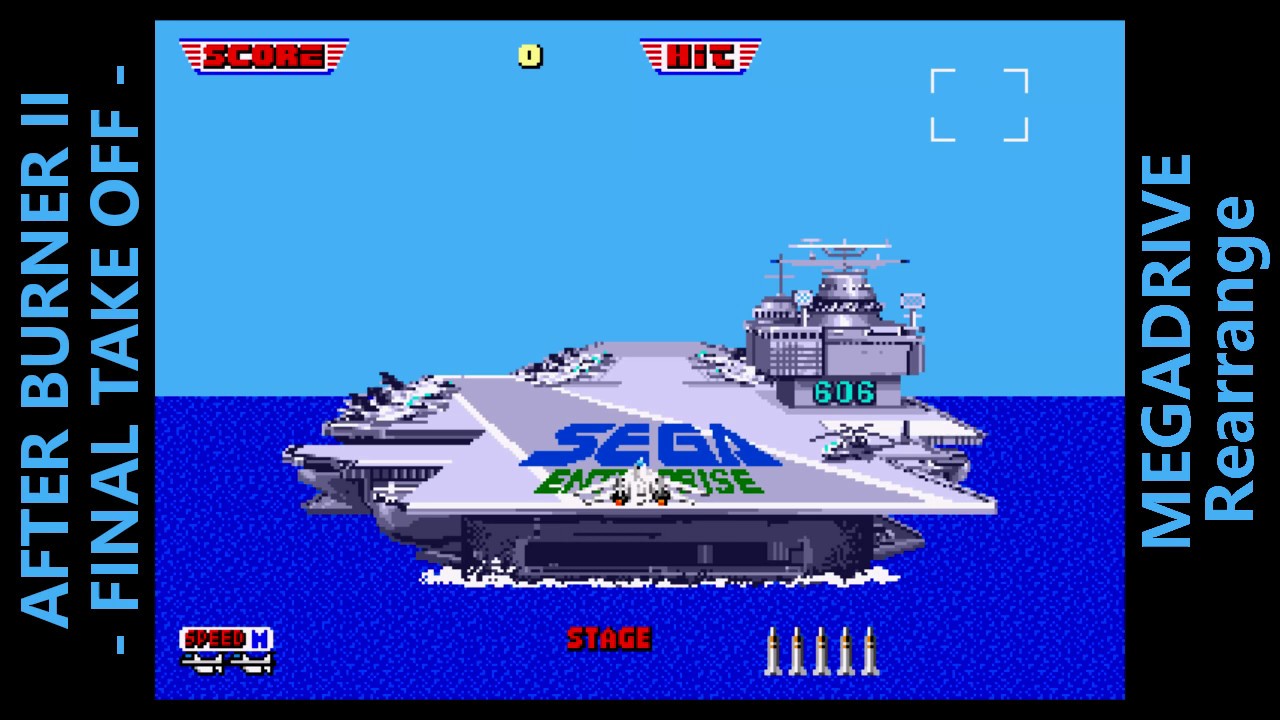 BGM] AFTER BURNER II -FINAL TAKE OFF- melody ver [MEGADRIVE
