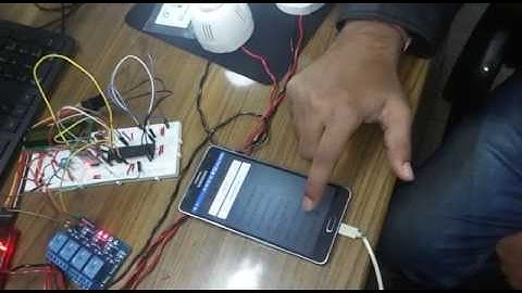 Home Automation Project using Pic16f877a and HC06 Bluetooth Module - Checking Status