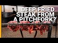 WE ATE STEAK FROM A PITCHFORK in Medora, North Dakota | S2:E10