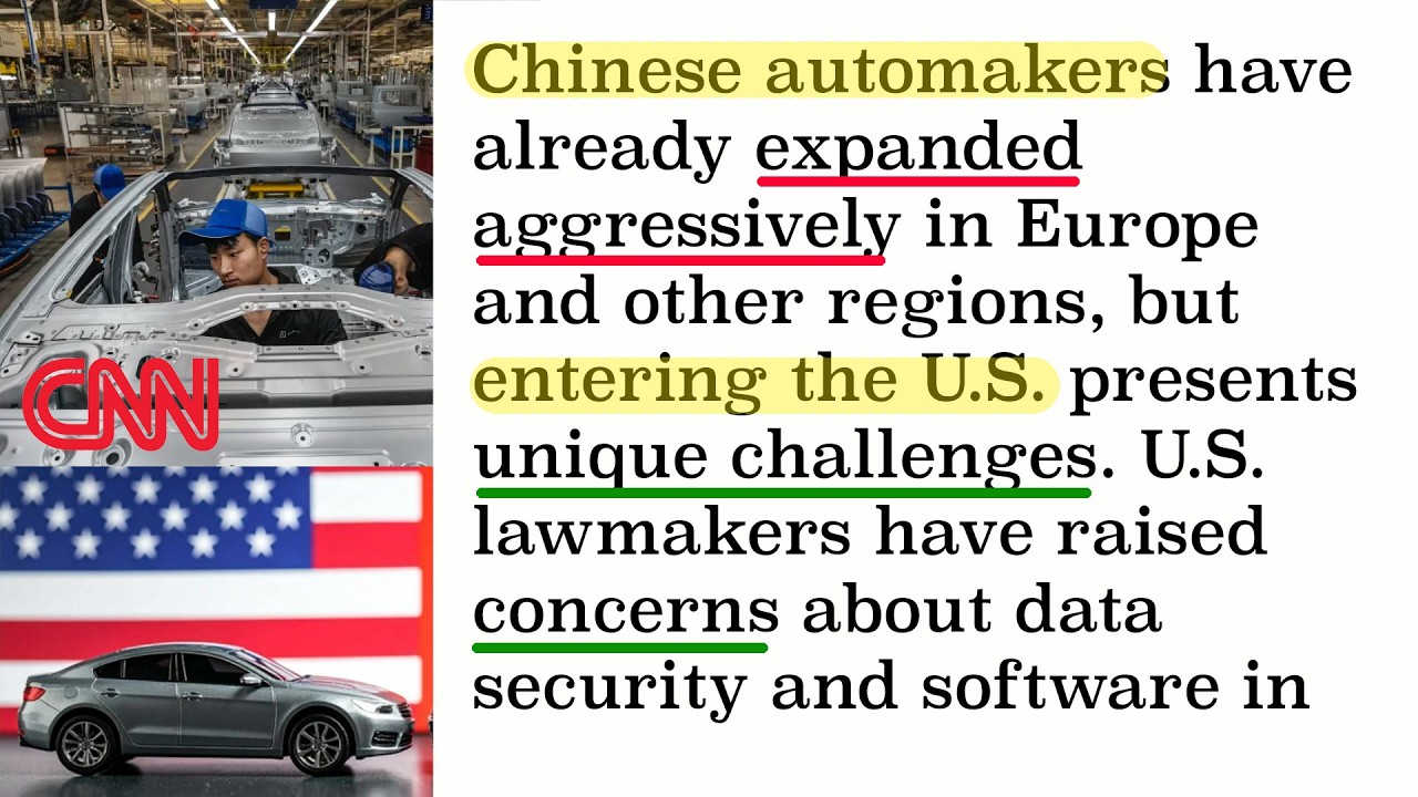 Изучайте английский по новостям: китайские автопроизводители скоро расширят свое присутствие в СШ...