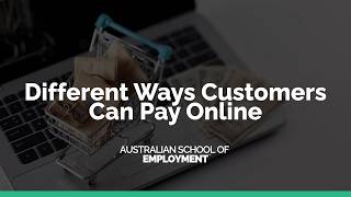 Different Ways Customers Can Pay Online