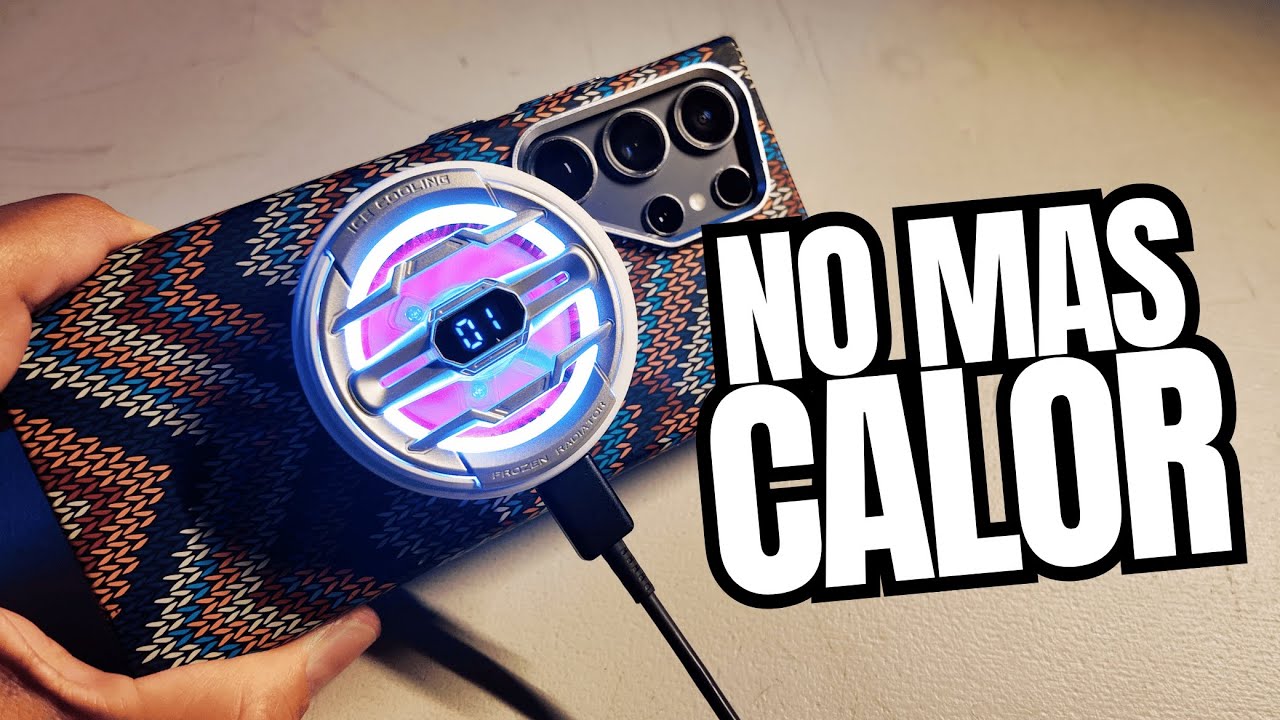 ¡ADIÓS al CALENTAMIENTO del CELULAR! Este Cooler lo ENFRÍA en SEGUNDOS ❄️