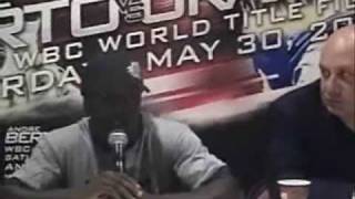 Andre Berto - Juan Urango Post Fight  Presser 2..Also with Kermit Cintron