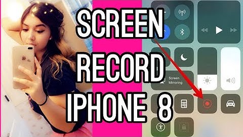 HOW TO SCREEN RECORD ON YOUR IPHONE 8+ **super easy**