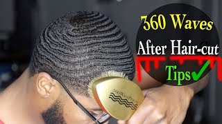360 Waves Wolfing - After The Haircut Tips End 1 Month Wolfin’!