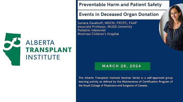 Preventable Harm and Patient Safety Events in Deceased Organ Donation