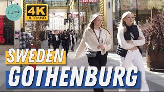 Gothenburg - Sweden [ 4K ] City Walking Tour - Highlights