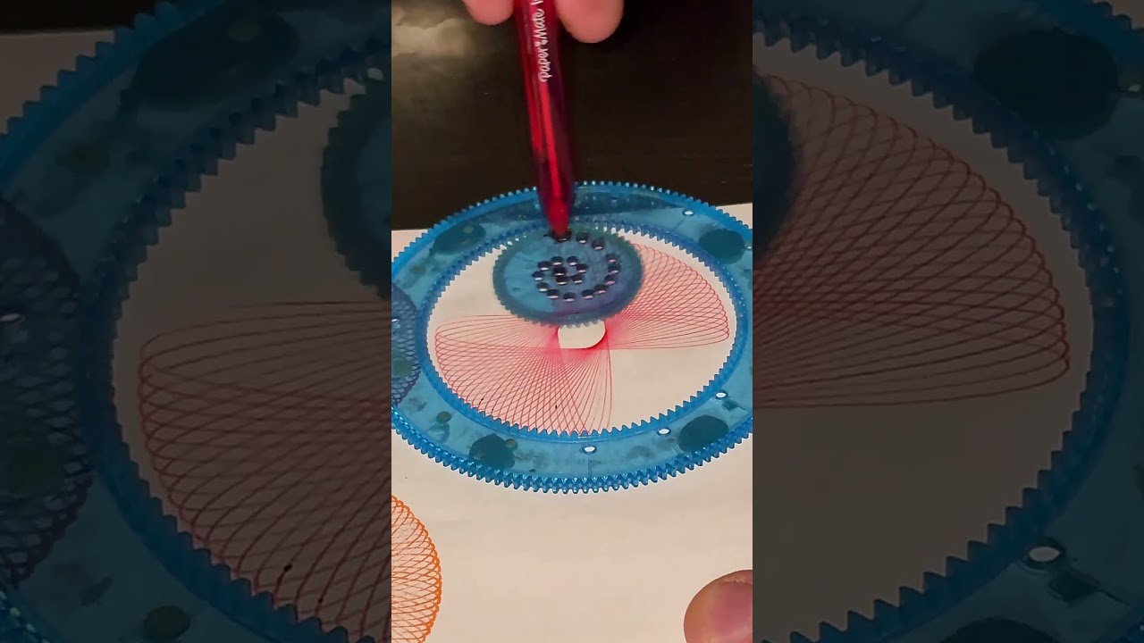 Relaxing Spirograph Drawing for Your Daily Calm