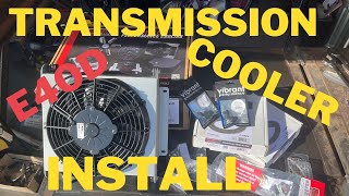 1995 Ford E4OD Transmission cooler install (OBS Build Series Part 1)