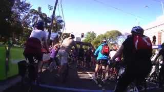 Careelers at the start line for the Sydney Spring Cycle 2014