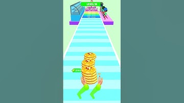 #shortgaming - Pancake Stack Run Level 16 #shortsfeed #gameplay #ytshorts