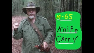 M 65 FIELDJACKET KNIFE CARRY