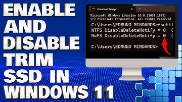 How To Enable and Disable Trim SSD Function in Windows 11/10
