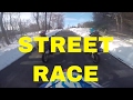 Dirt Bike Race On Street