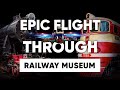 On a Racing Drone Through the Russian Railways Museum / Gigarama / FPV