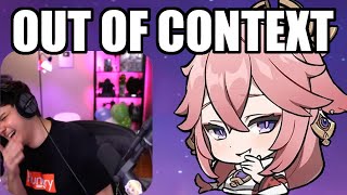 Aether and Yae Miko Out of Context | Genshin Impact