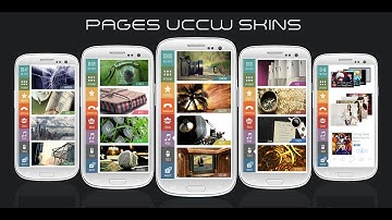 Pages theme for Android using UCCW Skins