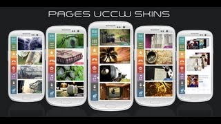 Pages theme for Android using UCCW Skins screenshot 5