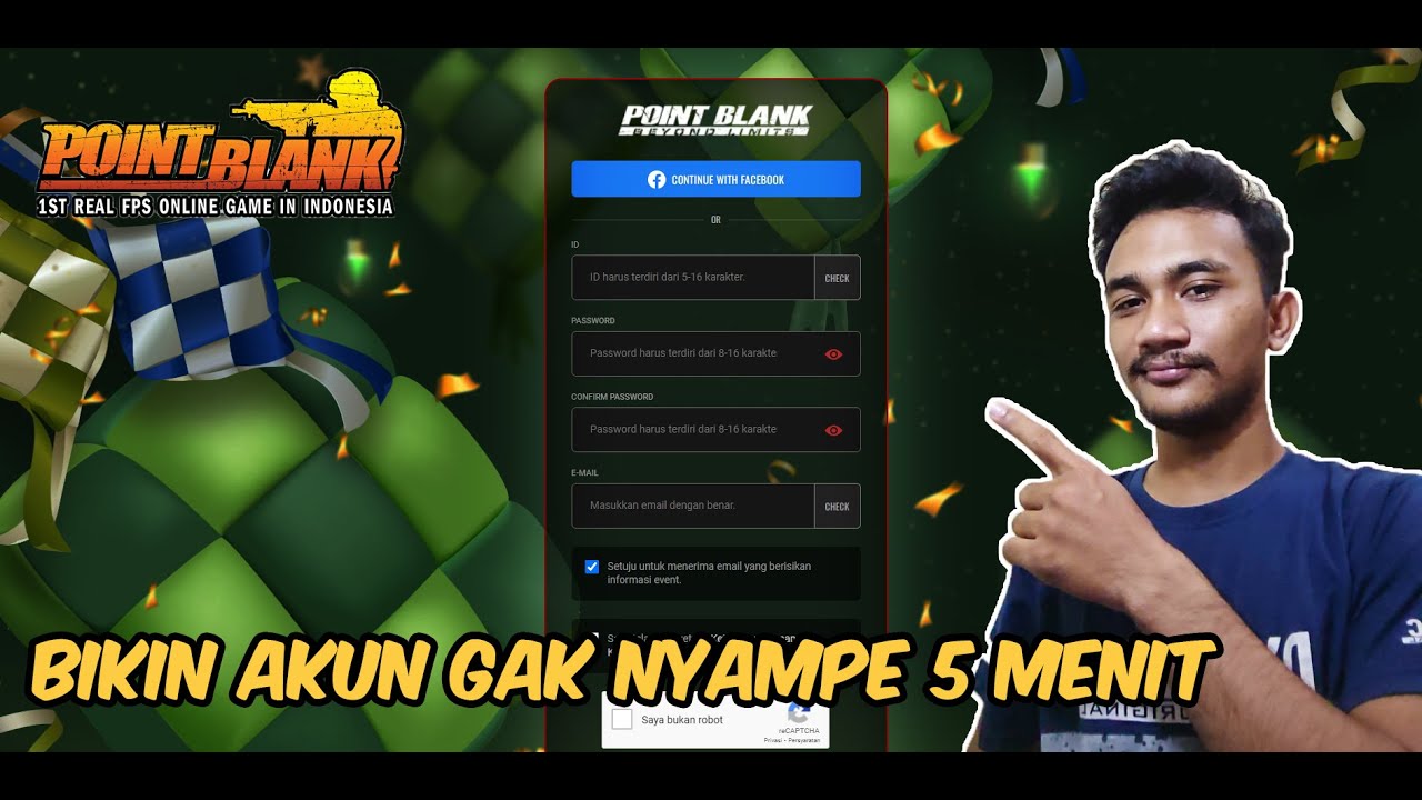 Cara daftar akun point blank dengan aman point blank zepetto