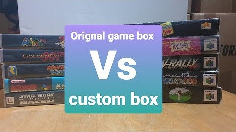 Original cardboard retro game boxes vs custom hard shell boxes what is best? #snes #n64