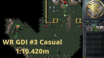 WR Speedrun C&C Remastered GDI Mission 3 Casual - 1:10.420m