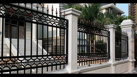 Top Mẫu Hàng Rào Sắt Đẹp Đơn Giản