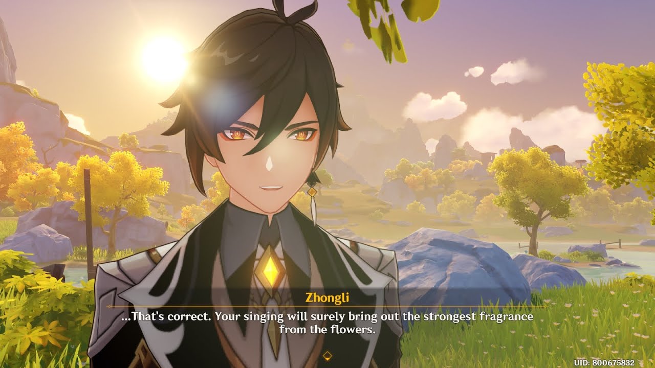 [Genshin] Chapter 1, Act III.3 Picking flowers with Zhongli YouTube